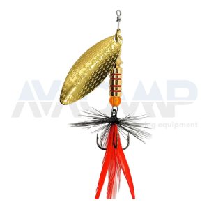 Spinner LUNGO GOLD FLY RED BLACK N2 gr.5