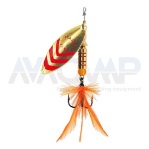 Cuiller LUNGO GOLD RED SERG FLY ORANGE N2 gr.5