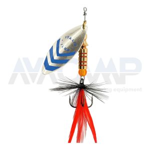 Spinner LUNGO SILVER BLUE SERG FLY RED BLACK N2 gr.5