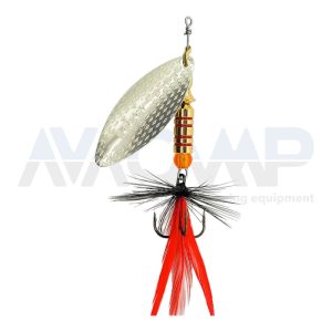 Spinner LUNGO SILVER FLY RED BLACK N2 gr.5