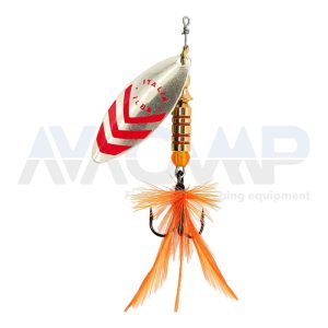 Spinner LUNGO SILVER RED SERG FLY ORANGE N2 gr.5