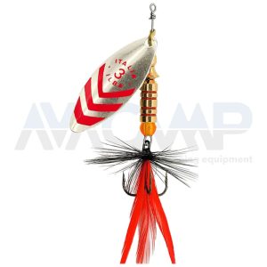 Spinner LUNGO SILVER RED SERG FLY RED BLACK N3 gr.7