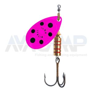 Spinner ILBA TONDO FLUORPINK BLACK N4 gr.10
