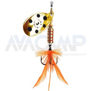 Spinner ILBA TONDO GOLD BLACK FLY ORANGE N3 gr.7