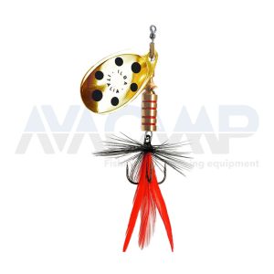 Spinner ILBA TONDO GOLD BLACK FLY RED BLACK N1 gr.3