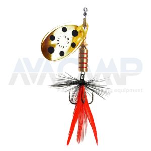 Cuiller ILBA TONDO GOLD BLACK FLY RED BLACK N2 gr.5