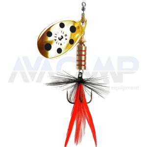 Spinner ILBA TONDO GOLD BLACK FLY RED BLACK N3 gr.7