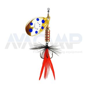 Spinner ILBA TONDO GOLD BLUE FLY RED BLACK N1 gr.3