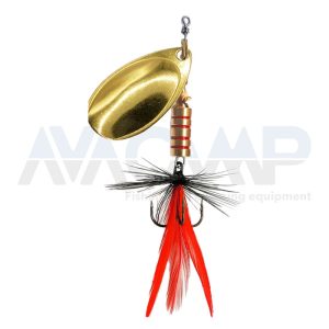 Spinner ILBA TONDO GOLD FLY RED BLACK N2 gr.5