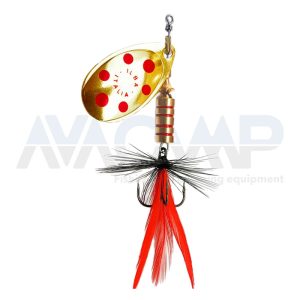 Cuiller ILBA TONDO GOLD RED FLY RED BLACK N2 gr.5