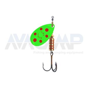 Spinner ILBA TONDO FLUO LIME RED N1 gr.3