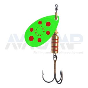 Cuiller ILBA TONDO FLUO LIME RED N4 gr.10
