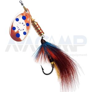 Spinner ILBA TONDO SALMON FOX TAIL METAL COPPER BLUE N4 gr.10