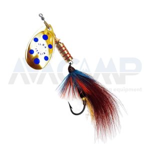 Spinner ILBA TONDO SALMON FOX TAIL METAL GOLD BLUE N2 gr.5