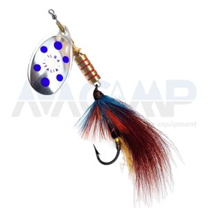 Spinner ILBA TONDO SALMON FOX TAIL METAL SILVER BLUE N3 gr.7