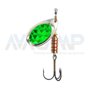 Spinner ILBA TONDO SILVER ALPHA GREEN N3 gr.7
