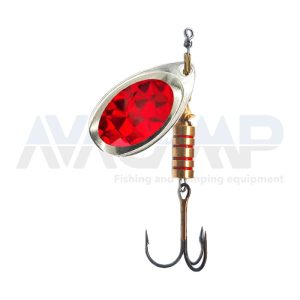 Spinner ILBA TONDO SILVER ALPHA RED N3 gr.7