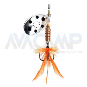 Spinner ILBA TONDO SILVER BLACK FLY ORANGE N2 gr.5
