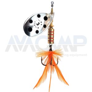 Spinner ILBA TONDO SILVER BLACK FLY ORANGE N3 gr.7