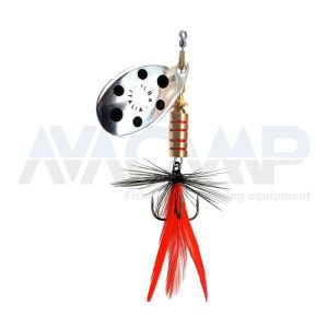 Spinner ILBA TONDO SILVER BLACK FLY RED BLACK N1 gr.3