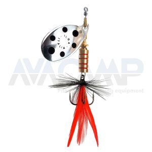 Spinner ILBA TONDO SILVER BLACK FLY RED BLACK N2 gr.5