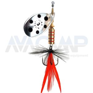 Spinner ILBA TONDO SILVER BLACK FLY RED BLACK N3 gr.7