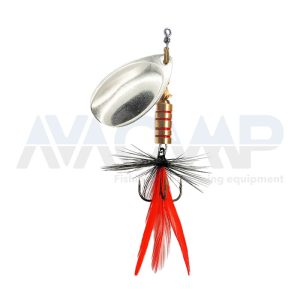 Spinner ILBA TONDO SILVER FLY RED BLACK N1 gr.3