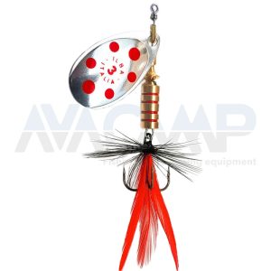 Spinner ILBA TONDO SILVER RED FLY RED BLACK N3 gr.7