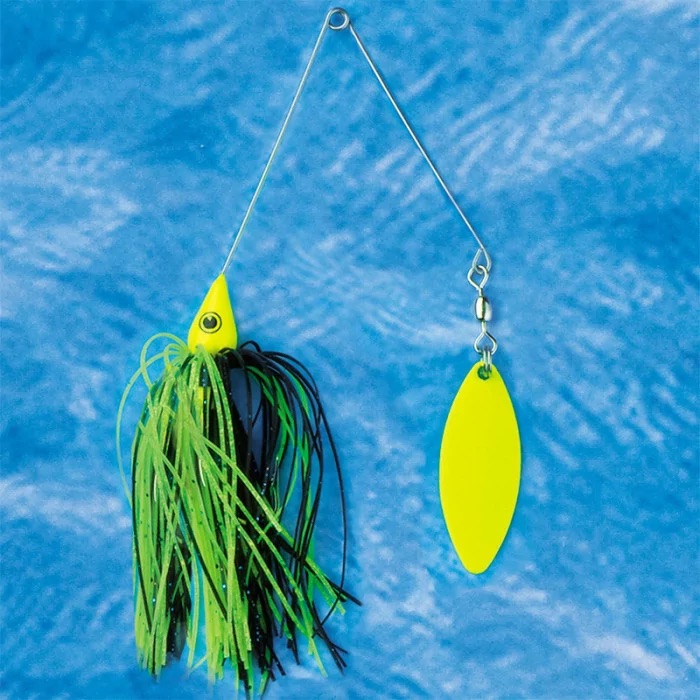 IlBA SPINNERBAIT Chartreuse:Black, blade Fl.Lemon MOD. 506 gr.14