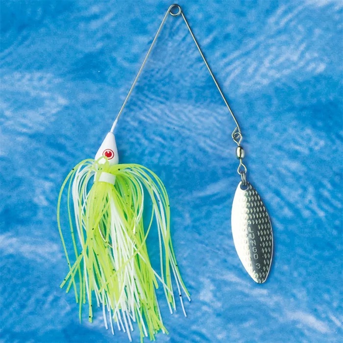 IlBA SPINNERBAIT Chartreuse:White, blade Silver MOD. 502 gr.14