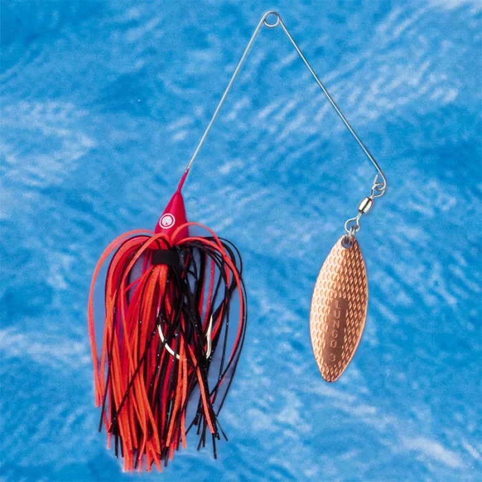 IlBA SPINNERBAIT Fl.Orange:Black, blade Copper MOD. 507 gr.14