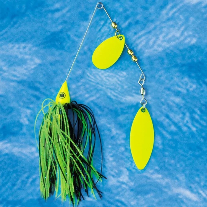 IlBA SPINNERBAIT TANDEM Chartreuse:Black, blade Fl.Lemon MOD. 506 gr.17